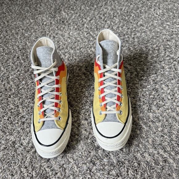 Converse Chuck 70 High Thermo Felt Storm Front Yellow 169518C Unisex Women: 9.5 - Picture 3 of 8